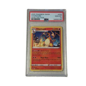 2020 Pokemon Sword and Shield Vivid Voltage Charizard #025 PSA 10 Perfect Grade